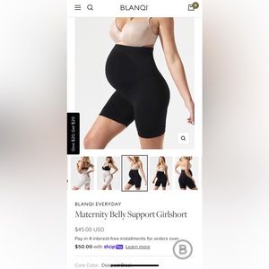 Blanqi maternity shorts